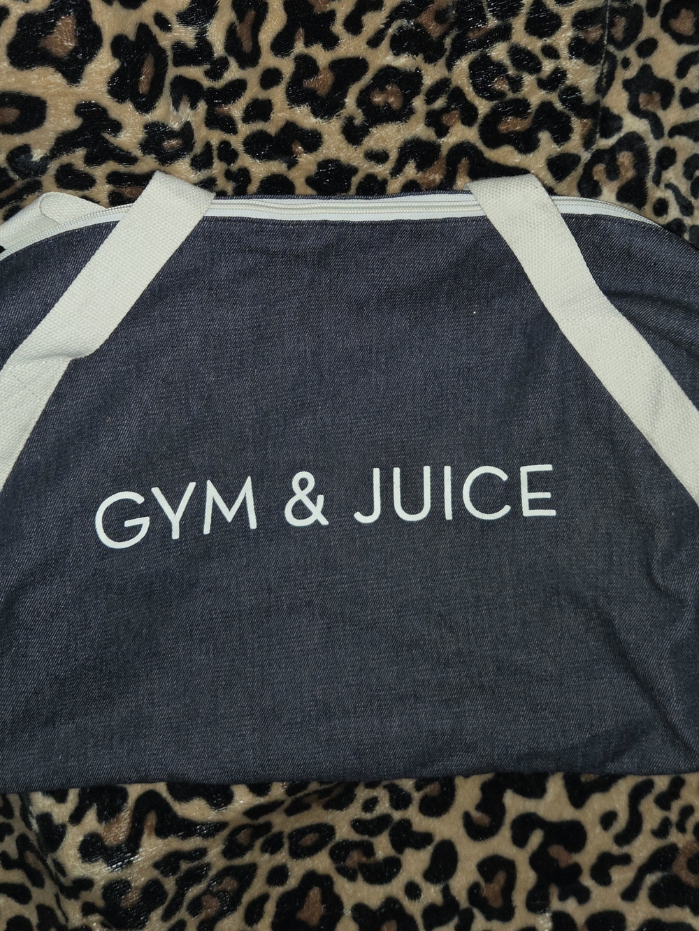 Denim Gym Bag